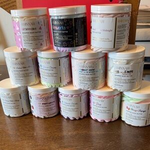 ONE (1) Aminnah Whipped Body Butter various scents